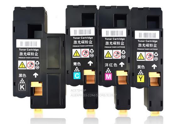 One Set Compatible Fuji Xerox Toner CMYK for CP115w CP116w CM225w CT202264 CT202265 CT202266 CT202267