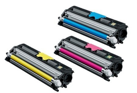 TD Konica MC 1600 (CMY) (2.5K) Printer Toner, Full Set